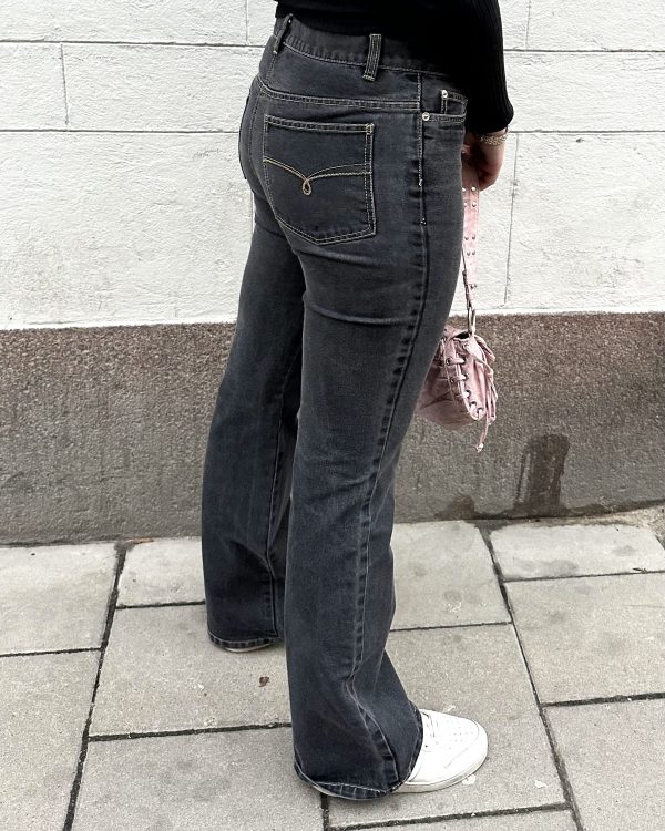 Svarta Jeans Medelhög Midja - Bild 2