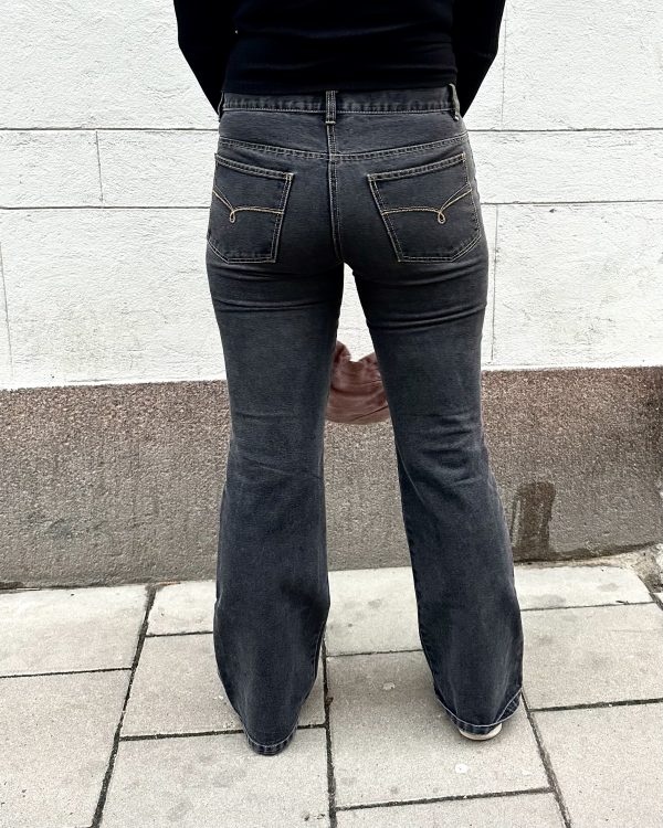 Svarta Jeans Medelhög Midja - Bild 3